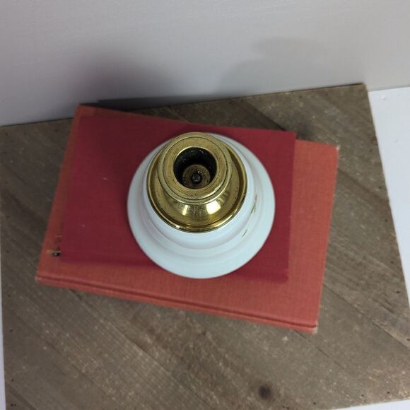 Lenox Holly berry bell shape candle holder taper candlestick ceramic Christmas - Picture 6 of 7